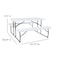 Flash Furniture White Wood Picnic Table & Benches RB-EBB-1470FD-WH-GG - alternate 9